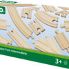 BRIO 33402 - Puidust rongitee tarvikute komplekt, 16 osa