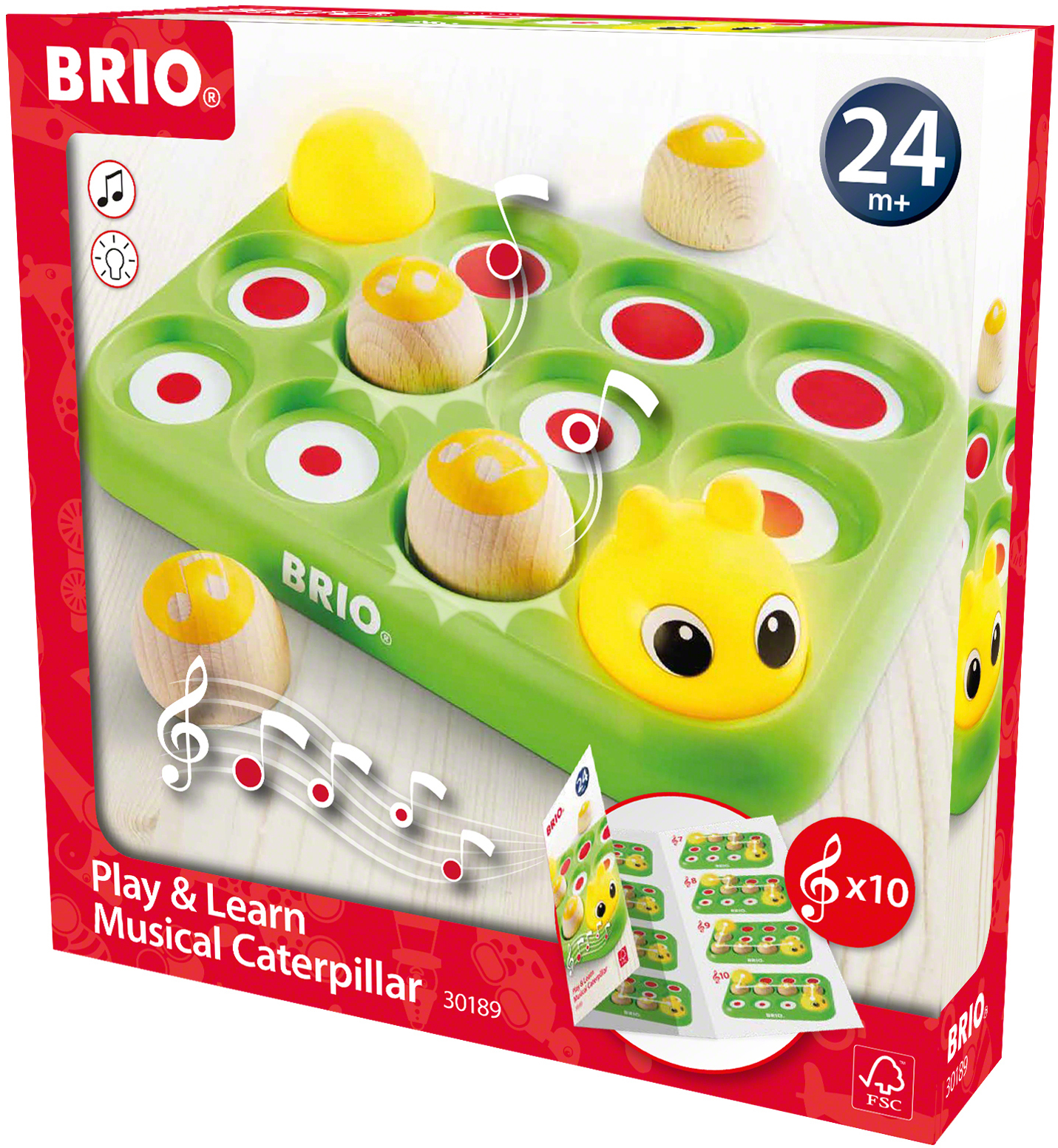 BRIO 30189 - Hariv muusikaline röövik