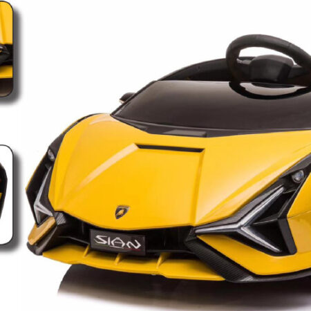 Lamborghini Sian 12V elektriauto, kollane - Image 3