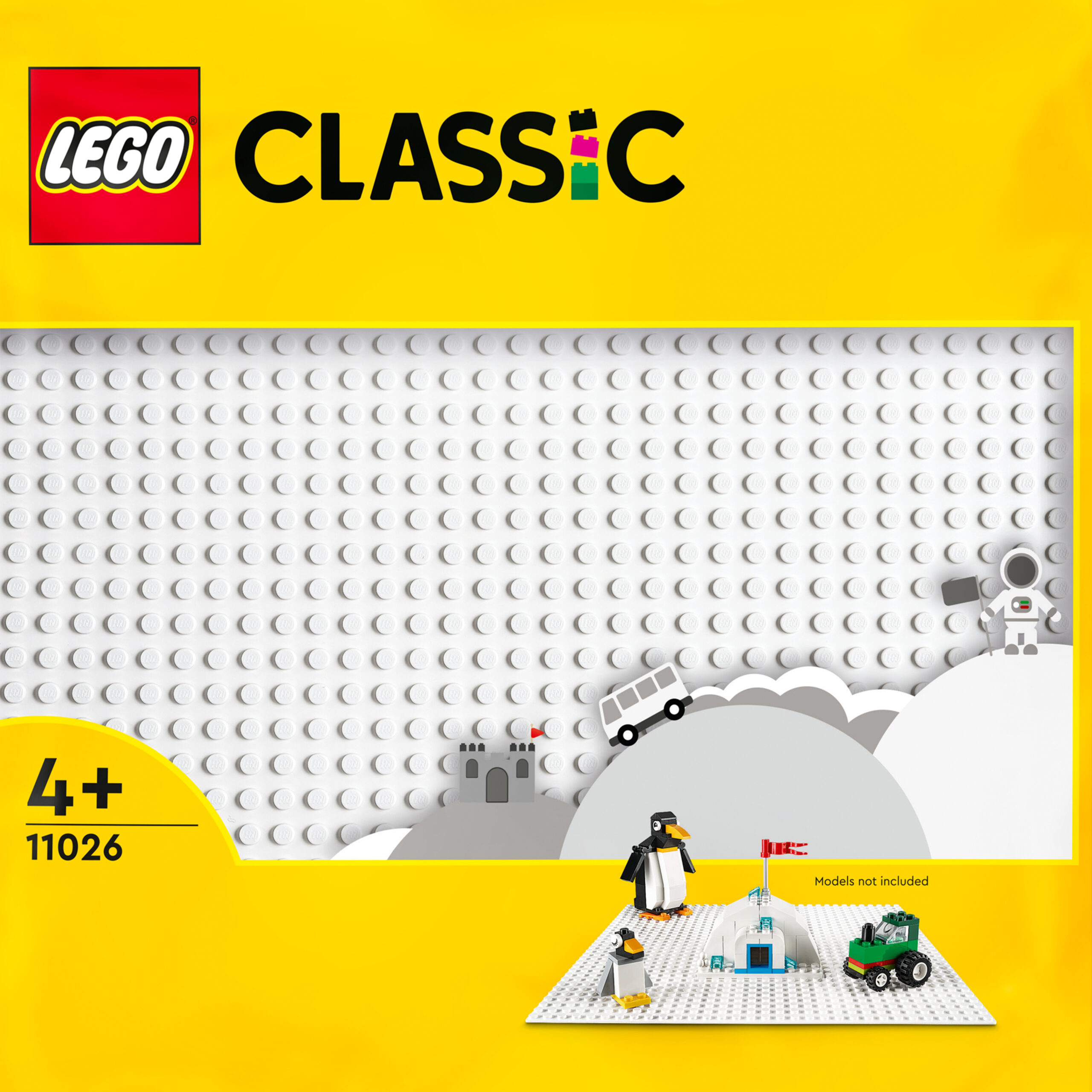 LEGO Classic 11026 – valge ehitusplaat