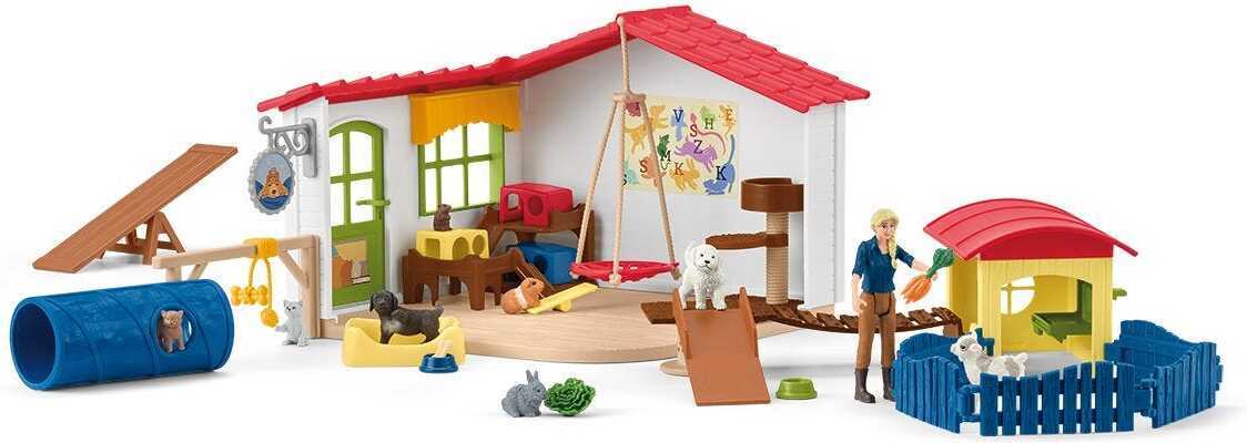 Schleich Farm World 42607 Lemmikloomahotelli mängukomplekt