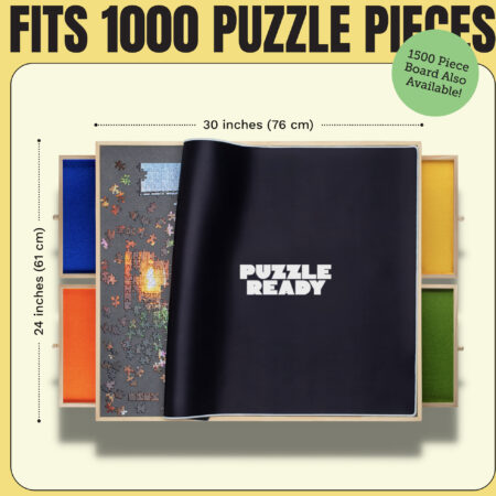 Pusle valmis – Puidust puslelaud, 1000 tükile - Image 3