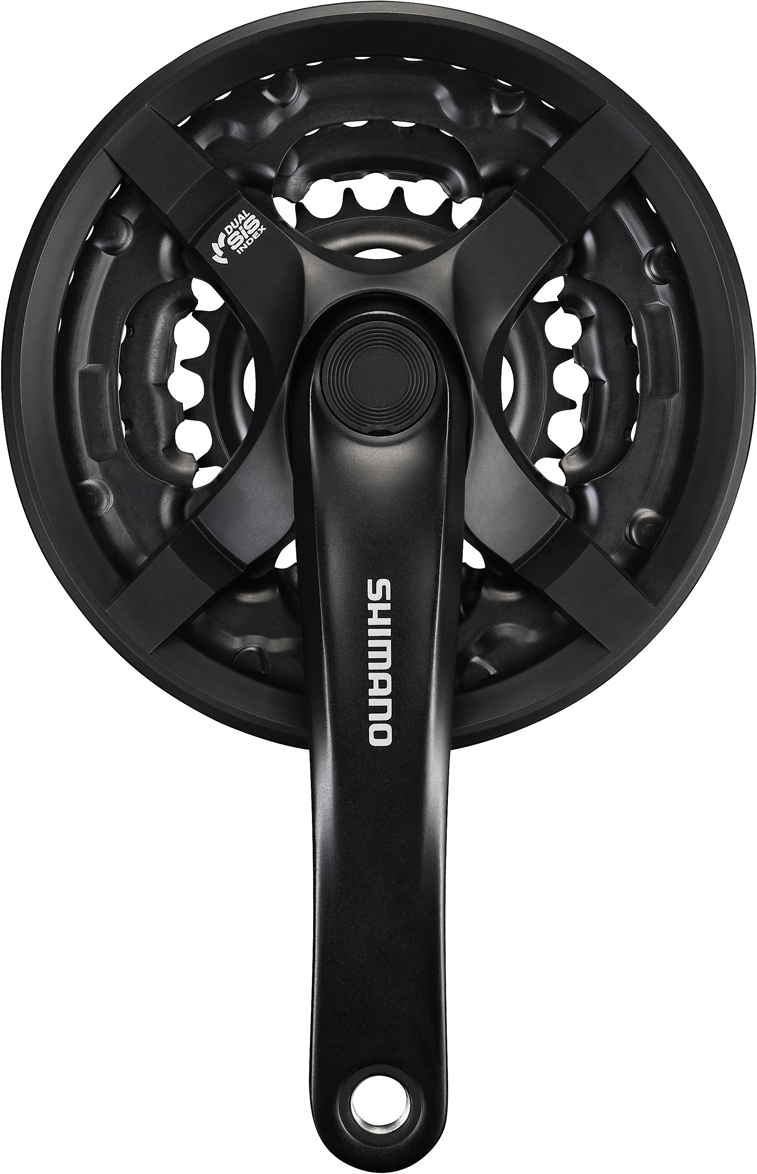 Shimano FC-TY501 vändakomplekt, 170 mm 42/34/24T, 6-8 aastat, ketikaitsega