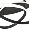 Trio Reality Course laevalgusti, must/teras, 3000K, 2000lm, 45 cm