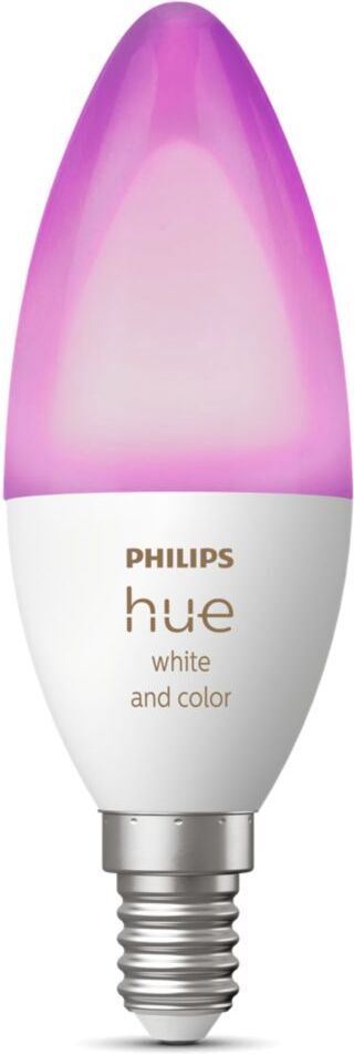 Philips Hue valge ja värvilise atmosfääriga LED-nutipirn, E14, 470 lm