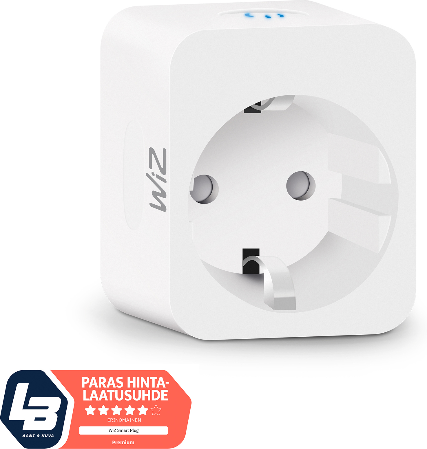WiZ Plug puldi pesa, siseruumides kasutamiseks, valge, Wi-Fi