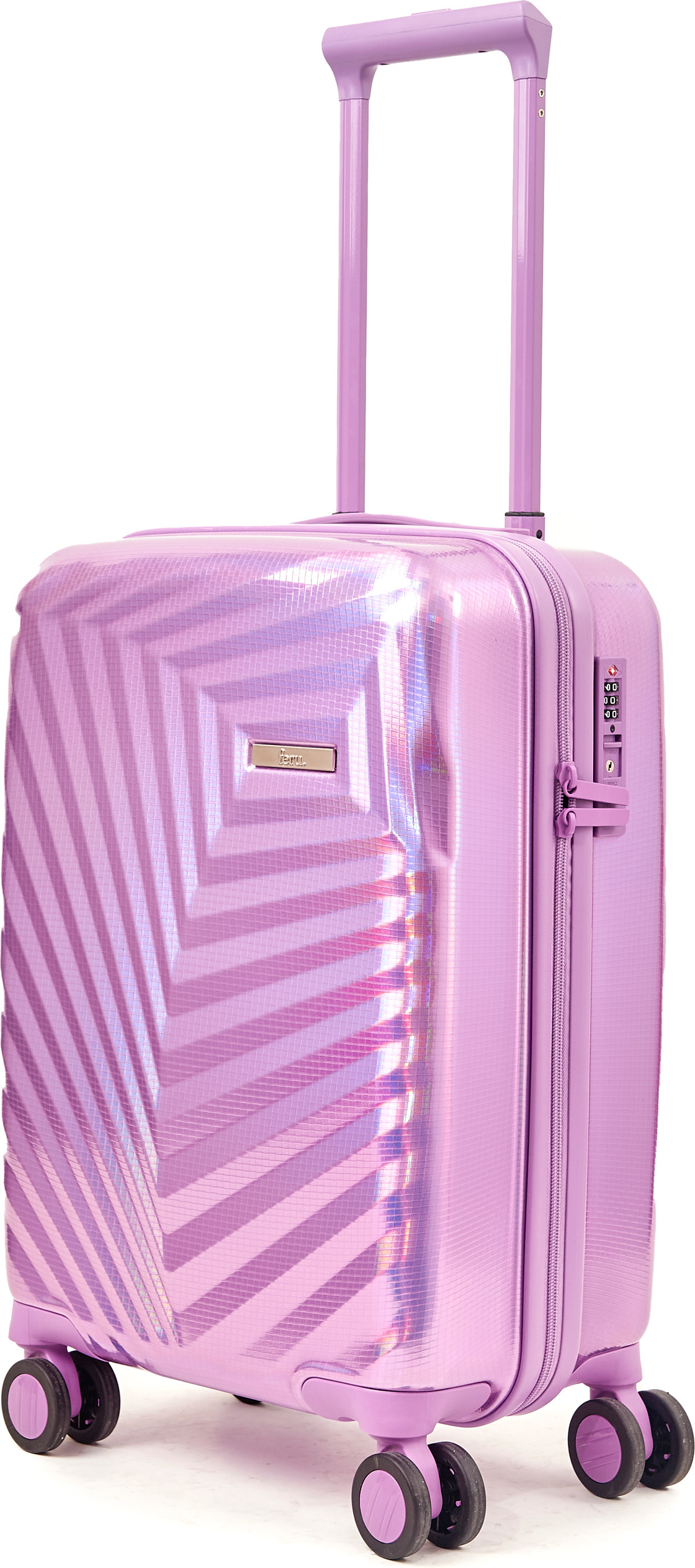 Feru Palisade 55 cm kohver, hologramm lilla