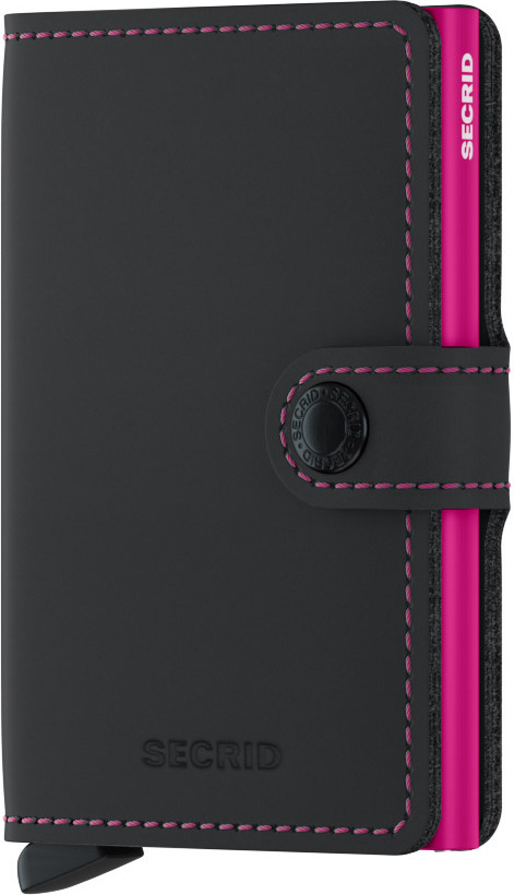 Secrid Matte Minirahakott, must/fuksia