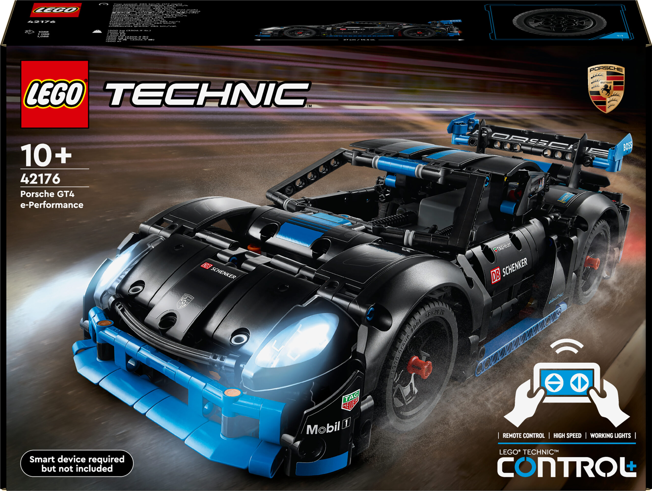 LEGO Technic 42176 – Porsche GT4 e-Performance võidusõiduauto