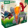 BRIO 36092 – dinosaurus ja purskav vulkaan