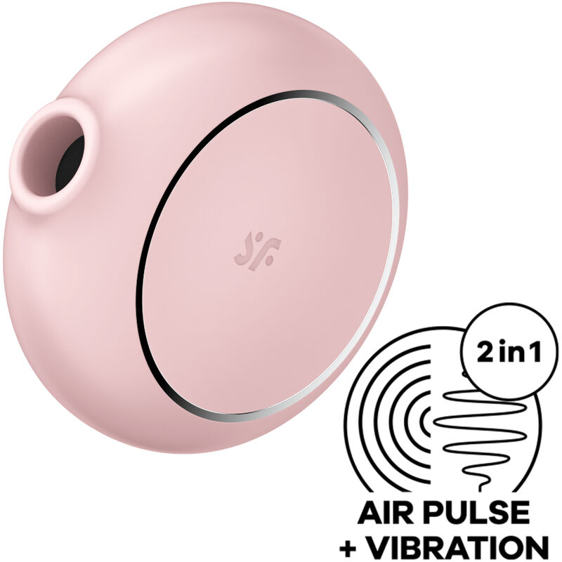 PRO TO GO 3 DOUBLE AIR PULSE STIMULATOR & VIBRATOR PINK