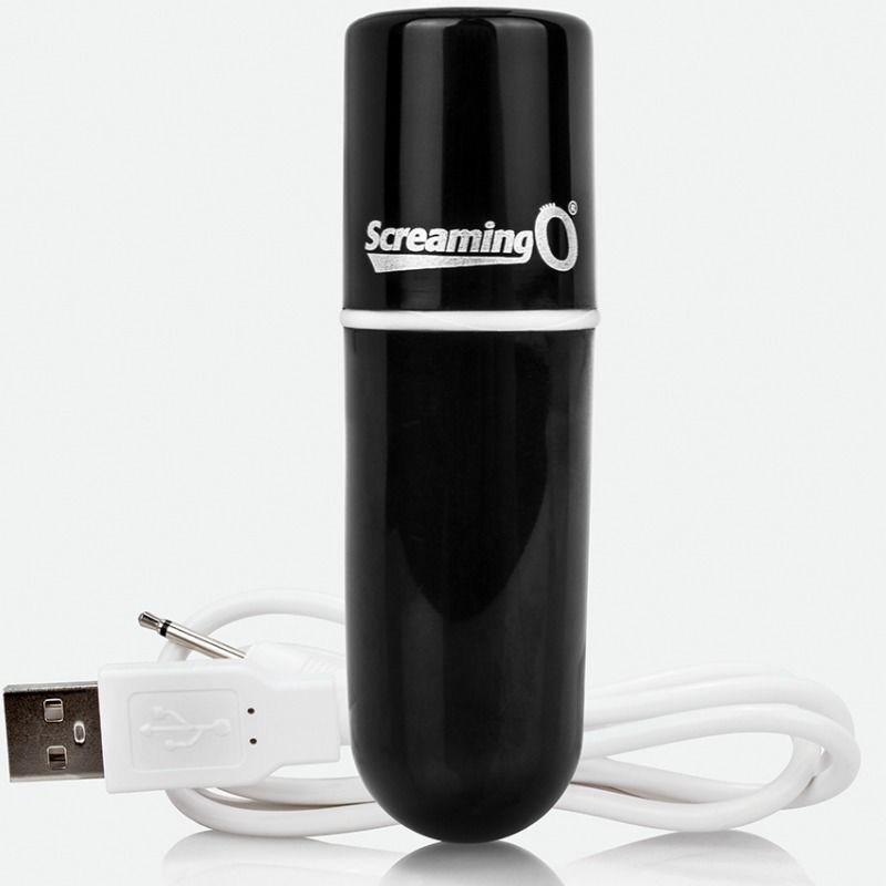 RECHARGEABLE VIBRATING BULLET VOOOM BLACK