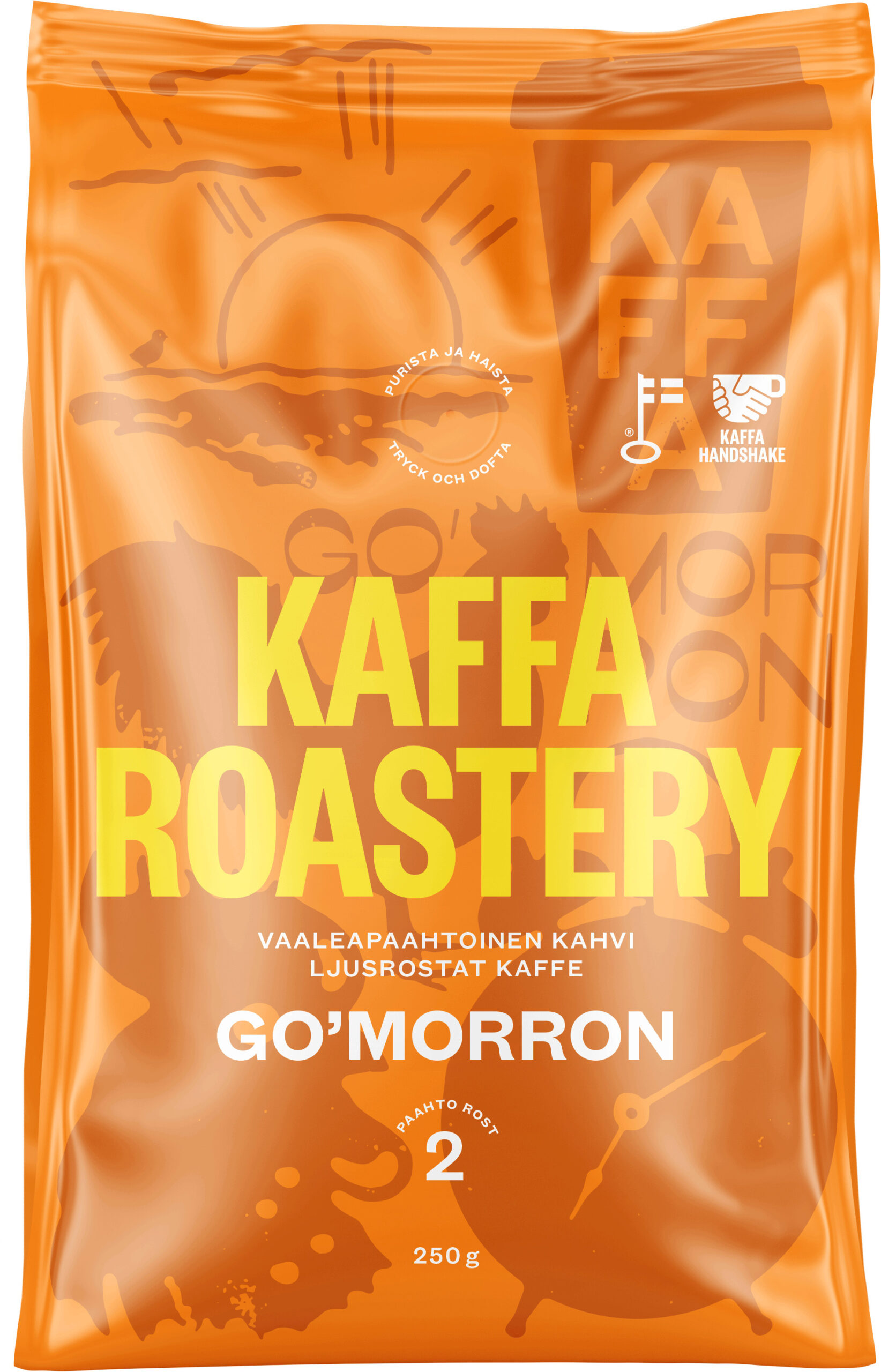 Kaffa Roastery Go'morron jahvatatud kohv, 250 g