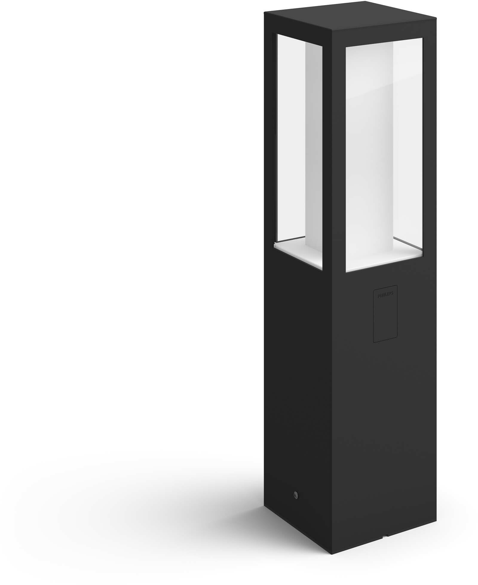Philips Hue Impress Outdoor nutikas pollarvalgusti, must, madal, 40 cm, 1200 lm