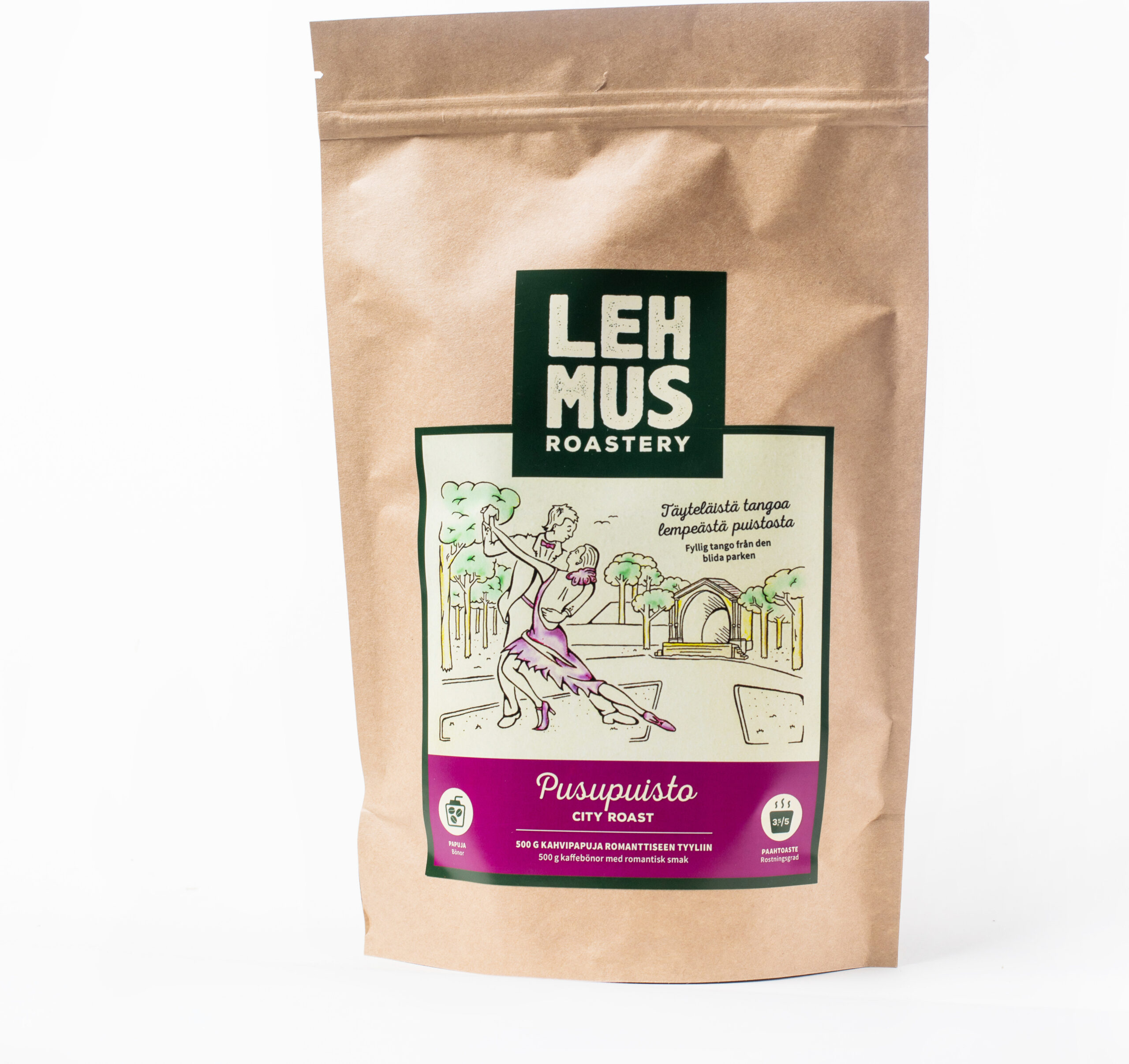 Lehmus Roastery Pusupuisto kohviuba, 500 g