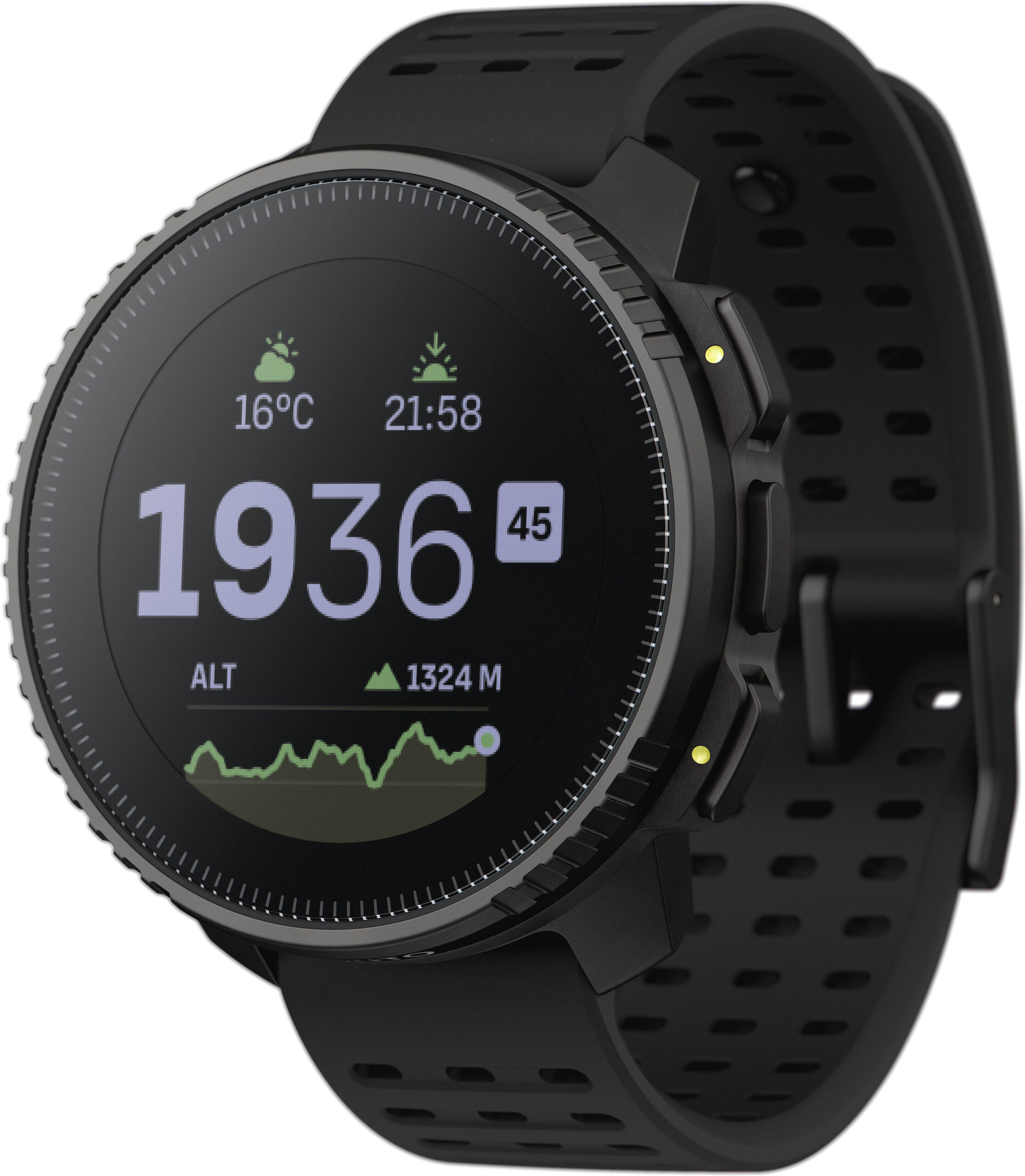 Suunto Vertical spordikell, üleni must