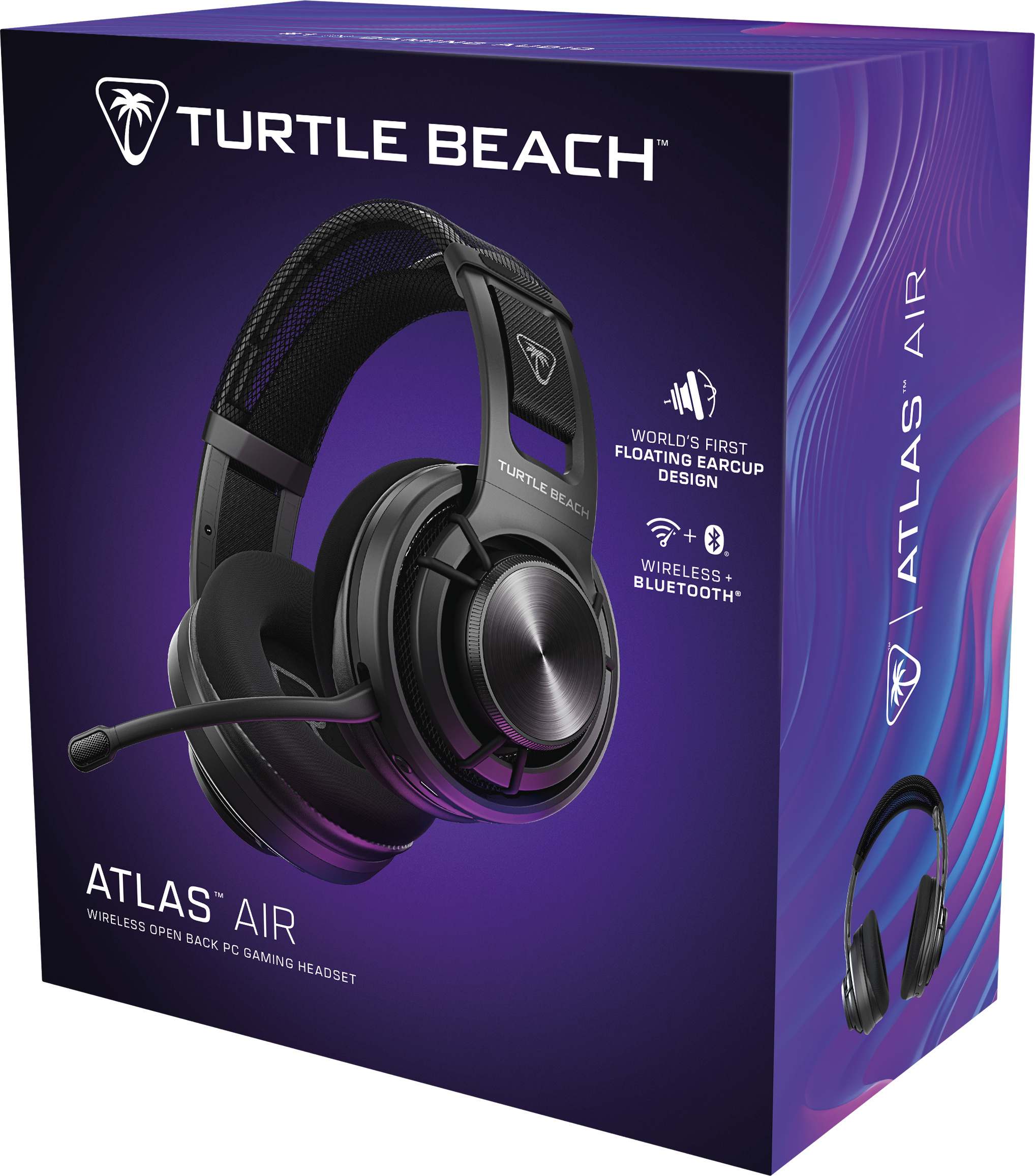 Turtle Beach Atlas Air juhtmevaba mängupeakomplekt, must, arvuti