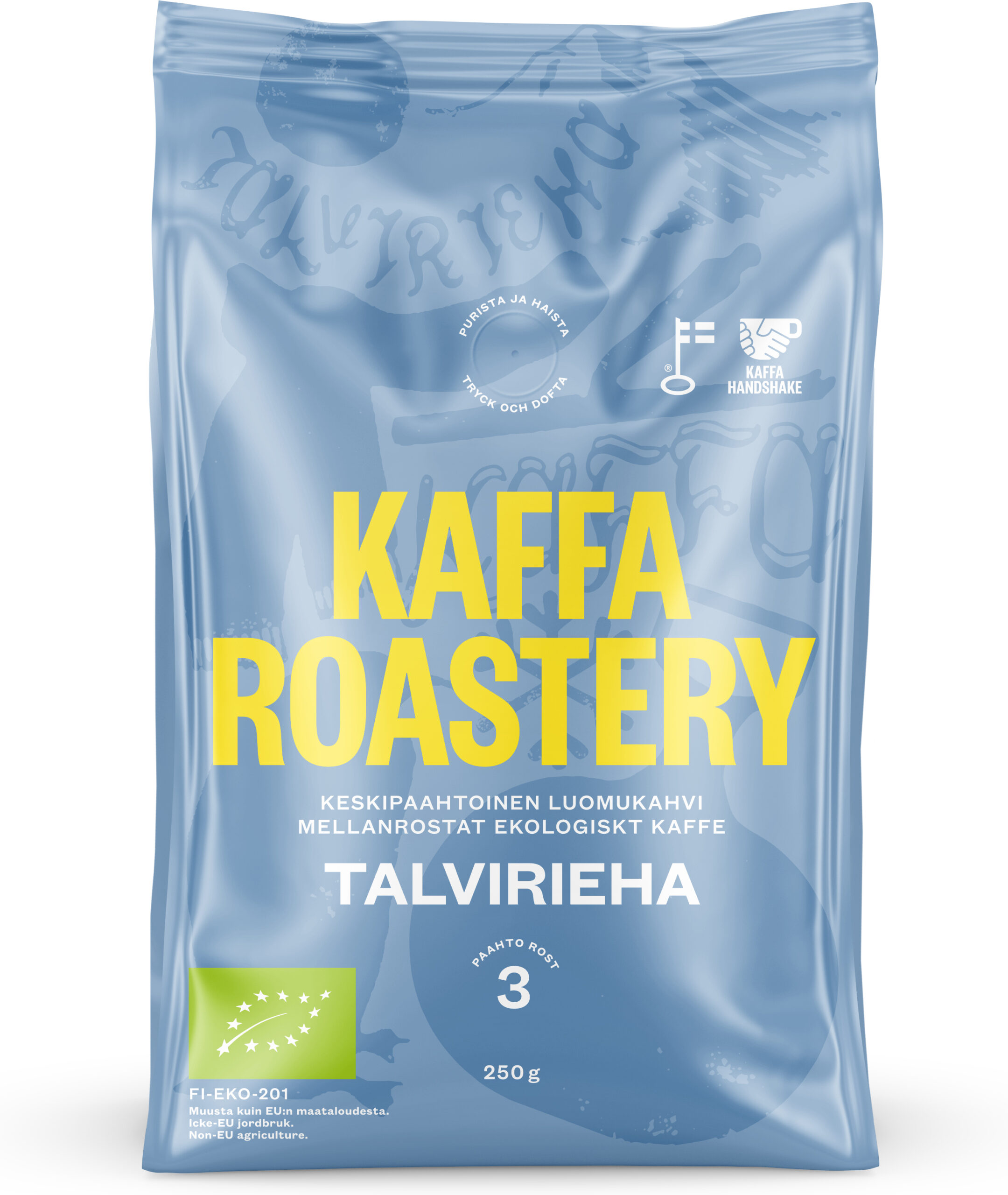 Kaffa Roastery Talvirieha ORGANIC jahvatatud kohv, 250 g
