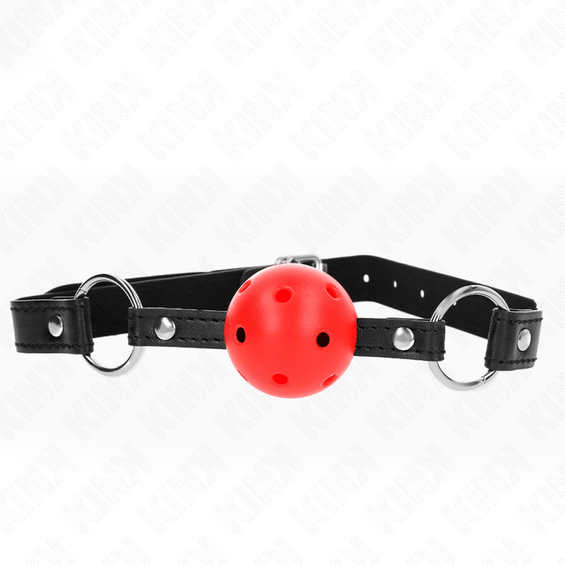 HOLLOW HARD RED BALL 4.5 CM GAG MODEL 1 63.5 X 2 CM