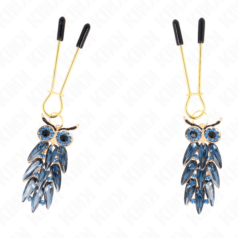 OWL PENDANT NIPPLE CLAMPS 6 CM