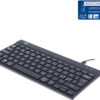 R-Go Compact Break ergonoomiline klaviatuur, juhtmega, must