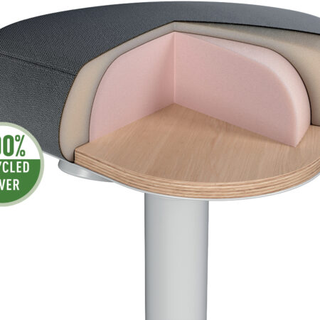 Leitz Ergo aktiivtool istumiseks, helehall - Image 3