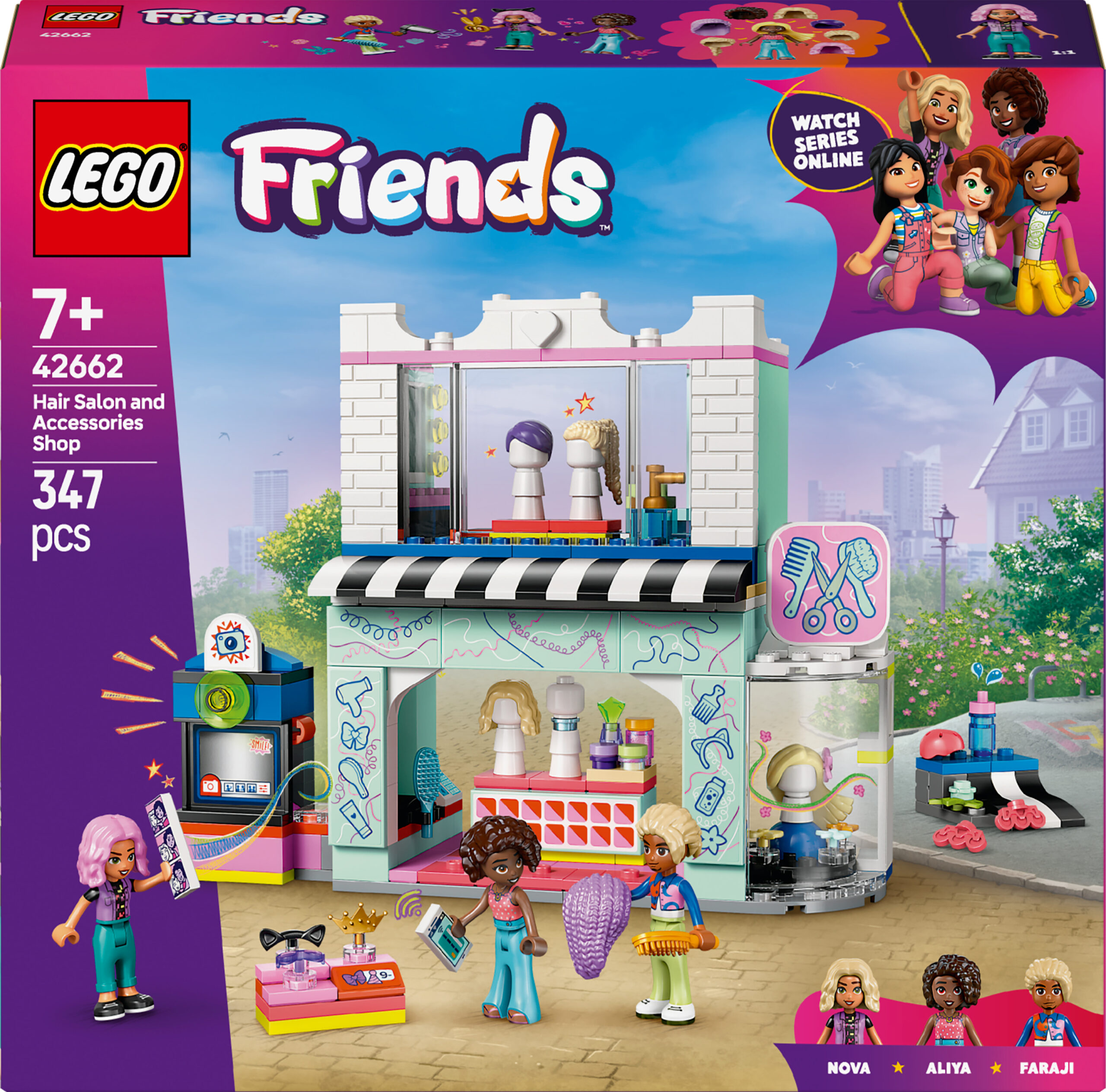 LEGO Friends 42662 – juuksuri- ja tarvikute pood