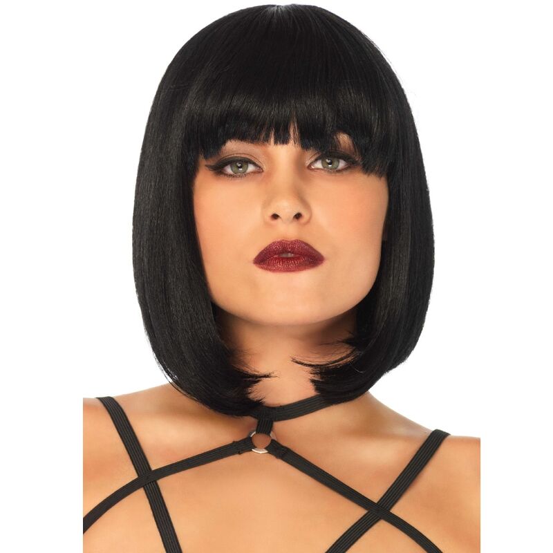 SHORT NATURAL BOB WIG BLACK