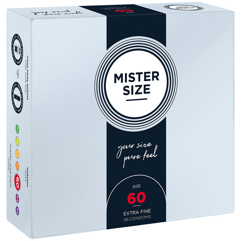 CONDOM SIZE XL 60 MM (36 UNITS)