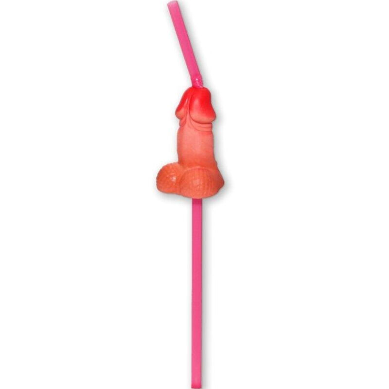 BAG OF 5 NATURAL BIG PENIS STRAWS