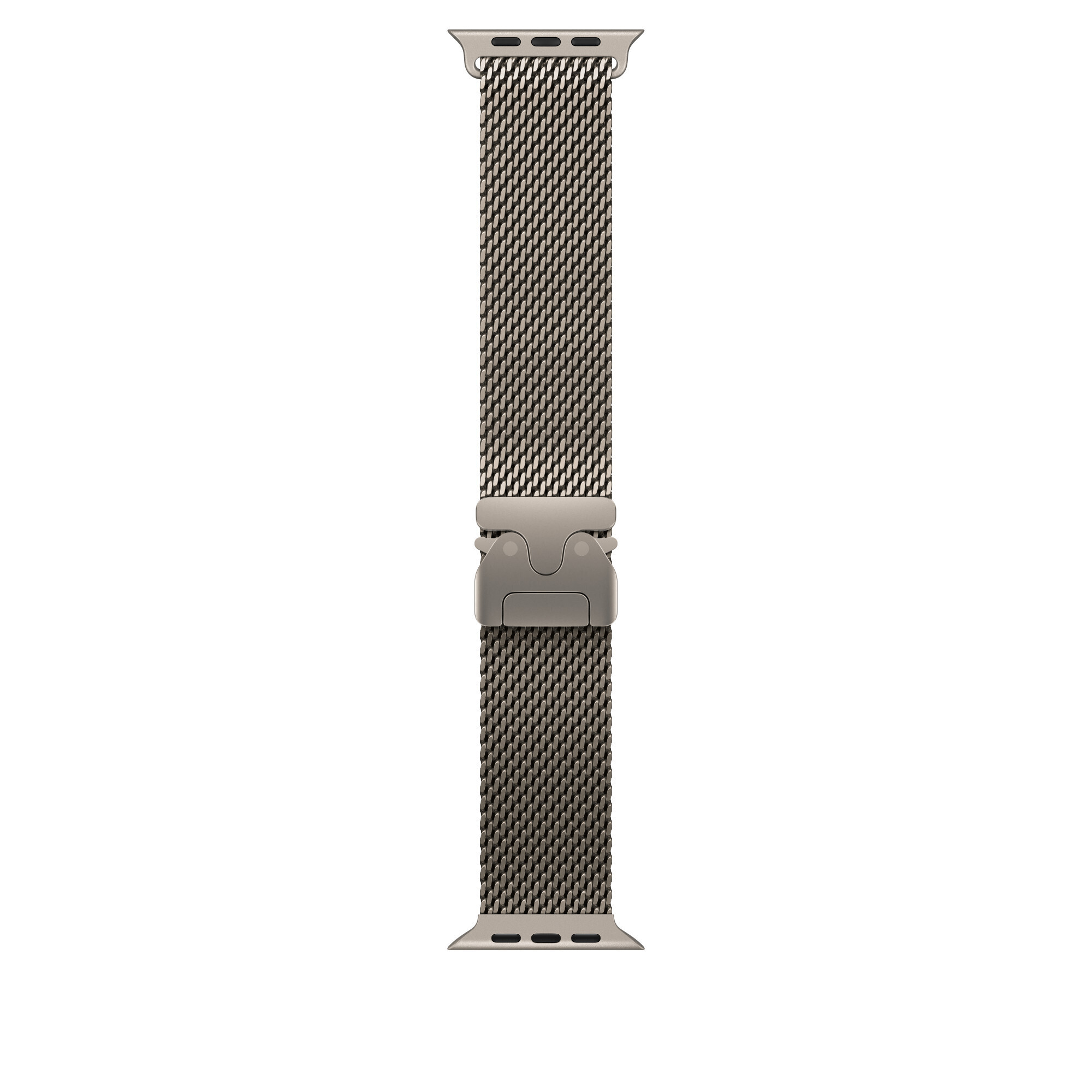 Apple Watch 49 mm naturaalsest titaanist Milanese aas, keskmine (MXKD3)