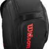 Wilson Super Tour Clash v3 reket seljakott, must