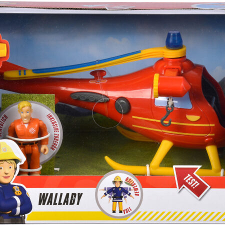 Tuletõrjuja Sami Wallaby helikopter ja figuur - Image 2