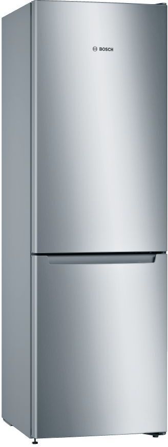 Bosch KGN36NLEA Serie 2 külmik-sügavkülmik, teras