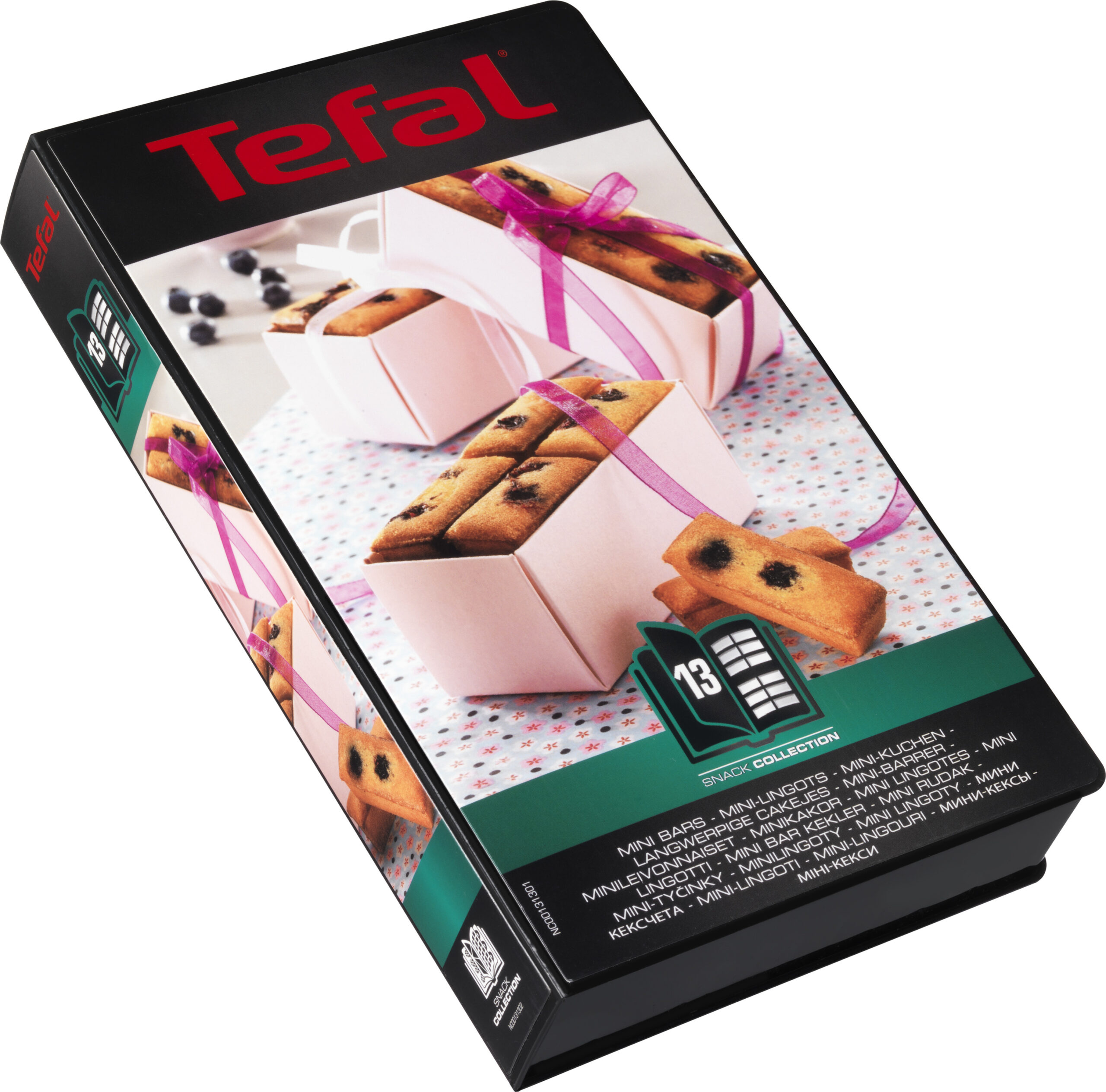 Tefal Snack Collection küpsetusplaadid: 13 Mini saiakesi/batoone