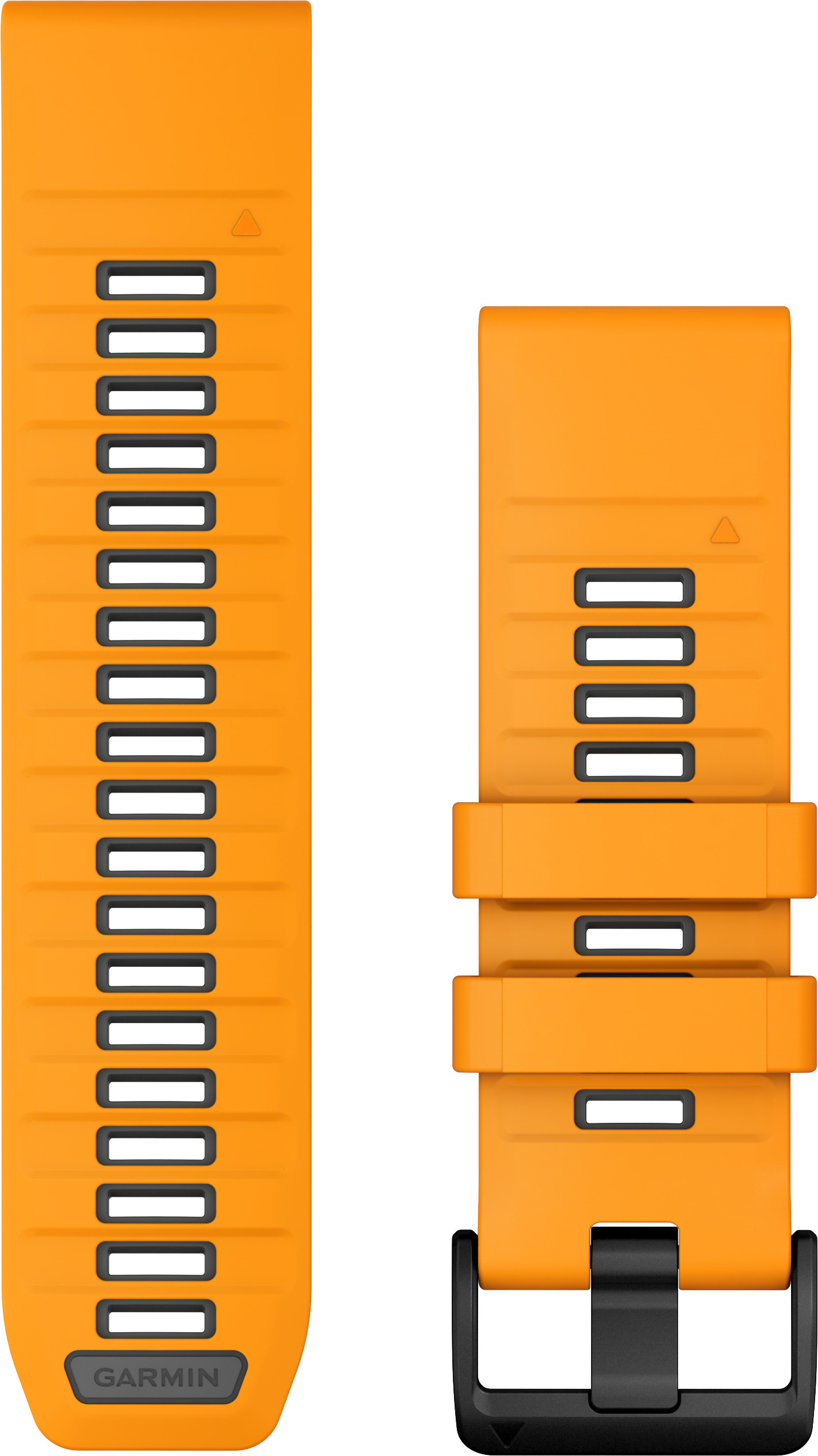 Garmin QuickFit 26 silikoonrihm, oranž / grafiithall