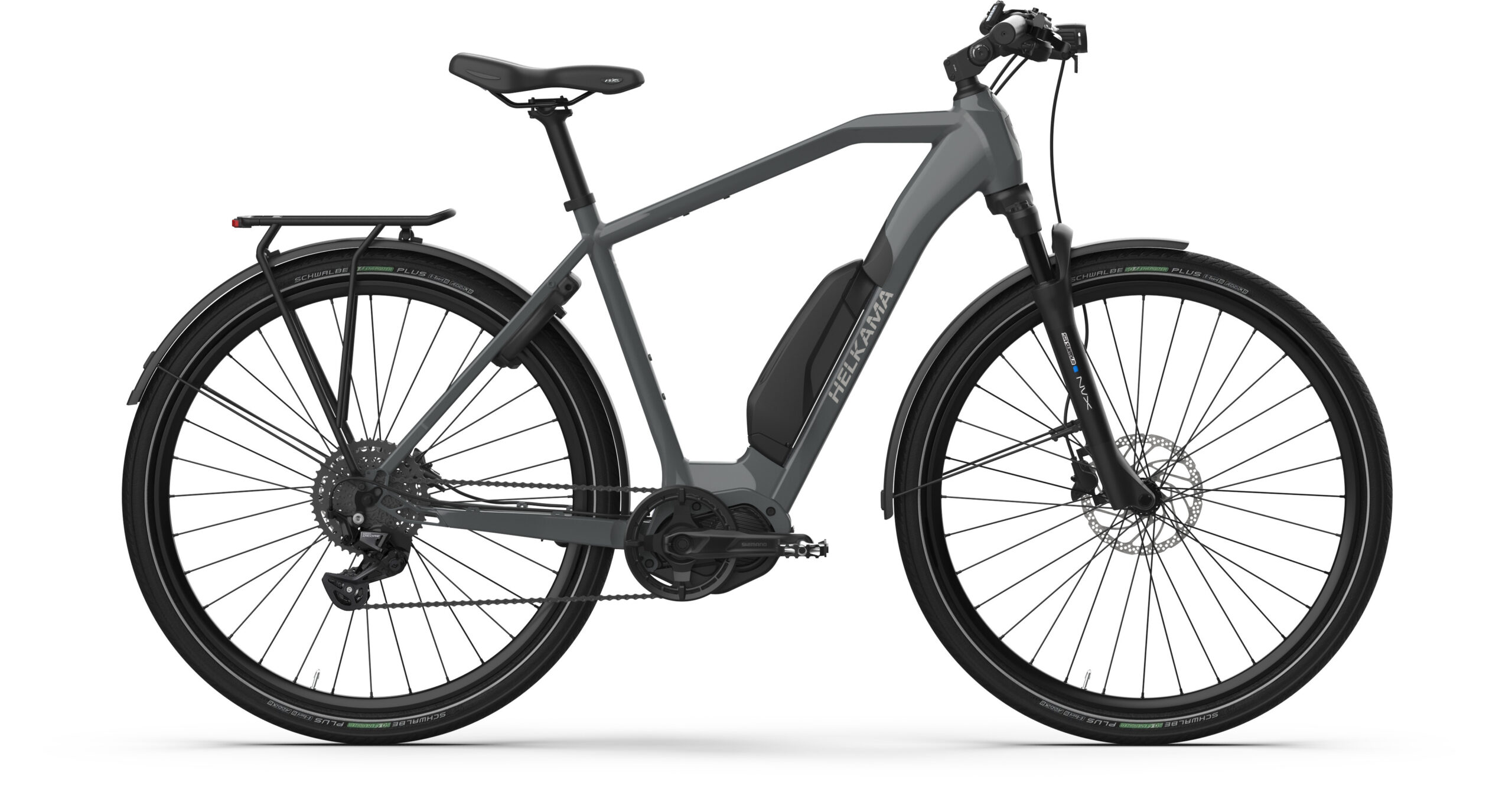 Helkama SE elektrijalgratas, 52 cm, 10-käiguline, hall-lilla