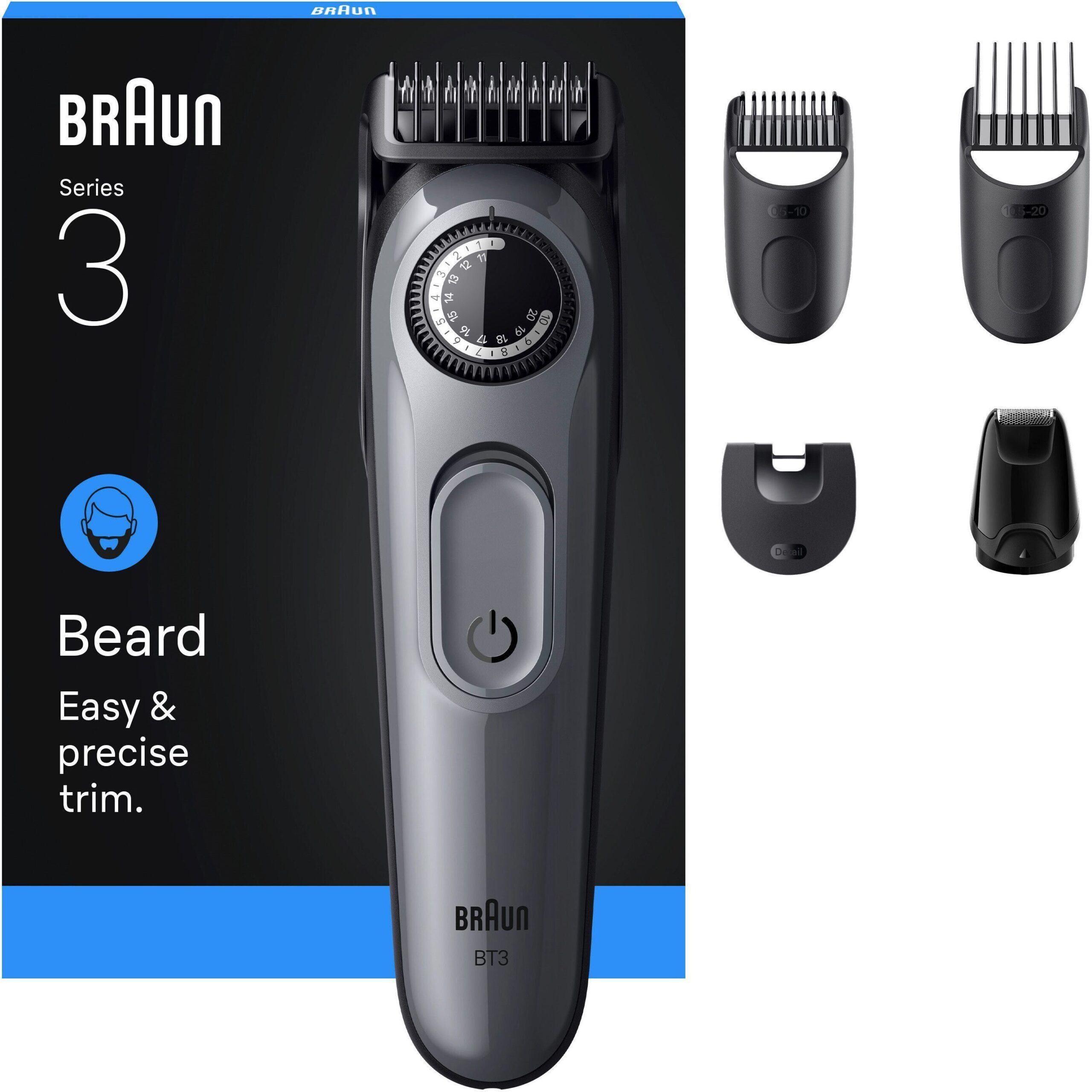 Braun Series 3 habemelõikur, BT3560, hall