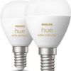 Philips Hue White Ambience Luster nutikas lamp, E14, P45, 470 lm, 2200–6500 K, 2 tk
