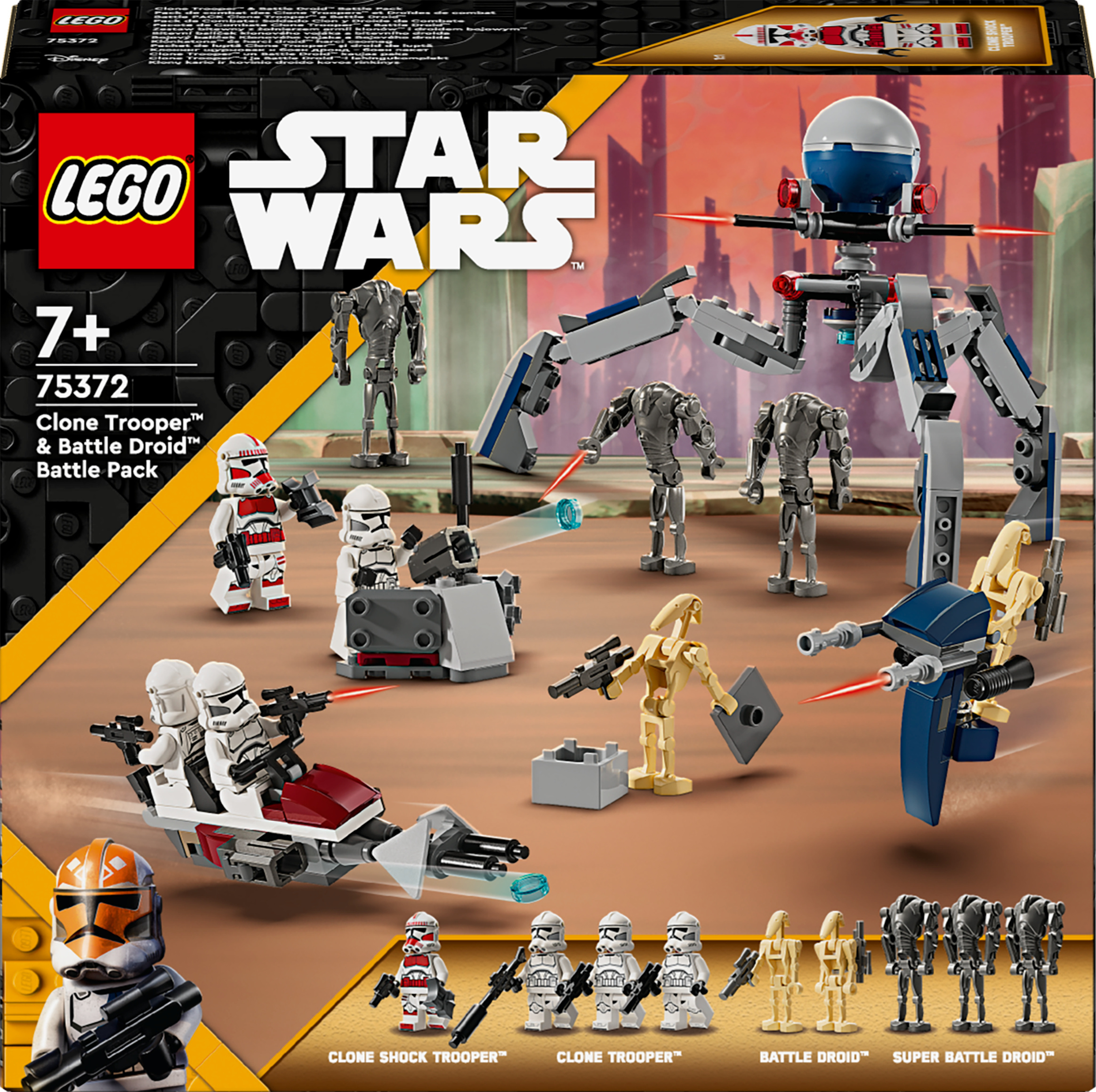 LEGO Star Wars 75372 - Kloonide sõduri ja lahingdroidide lahingukomplekt