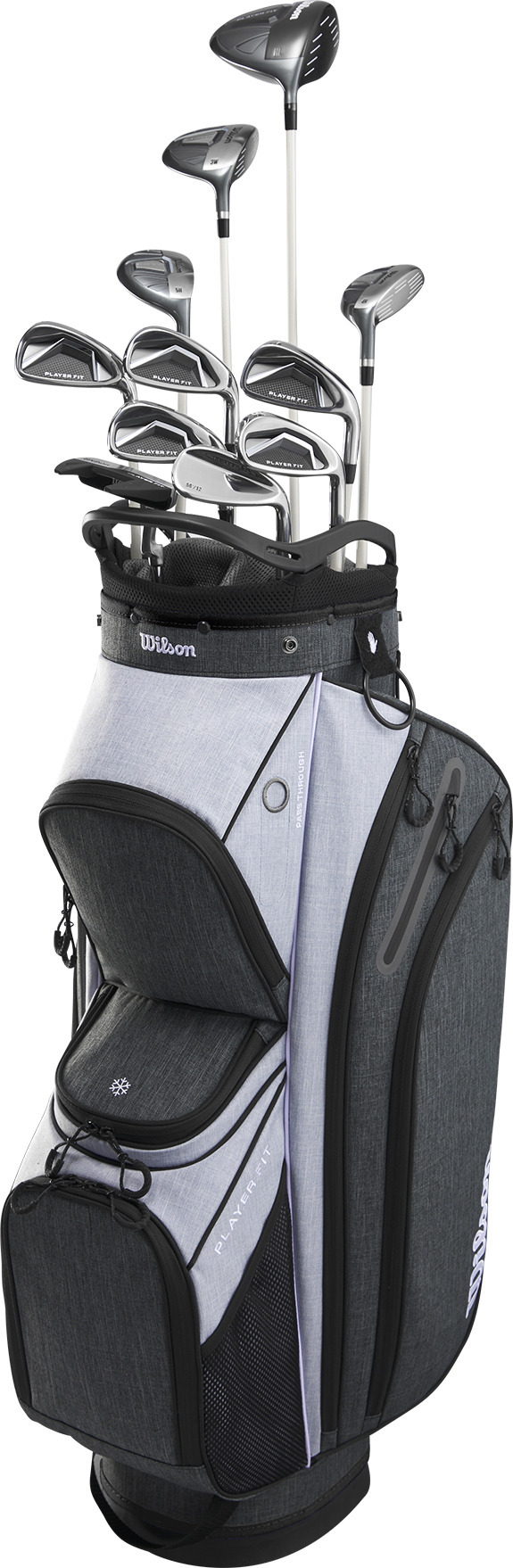 Wilson Player Fit naiste grafiidist golfikeppide komplekt, paremakäelistele