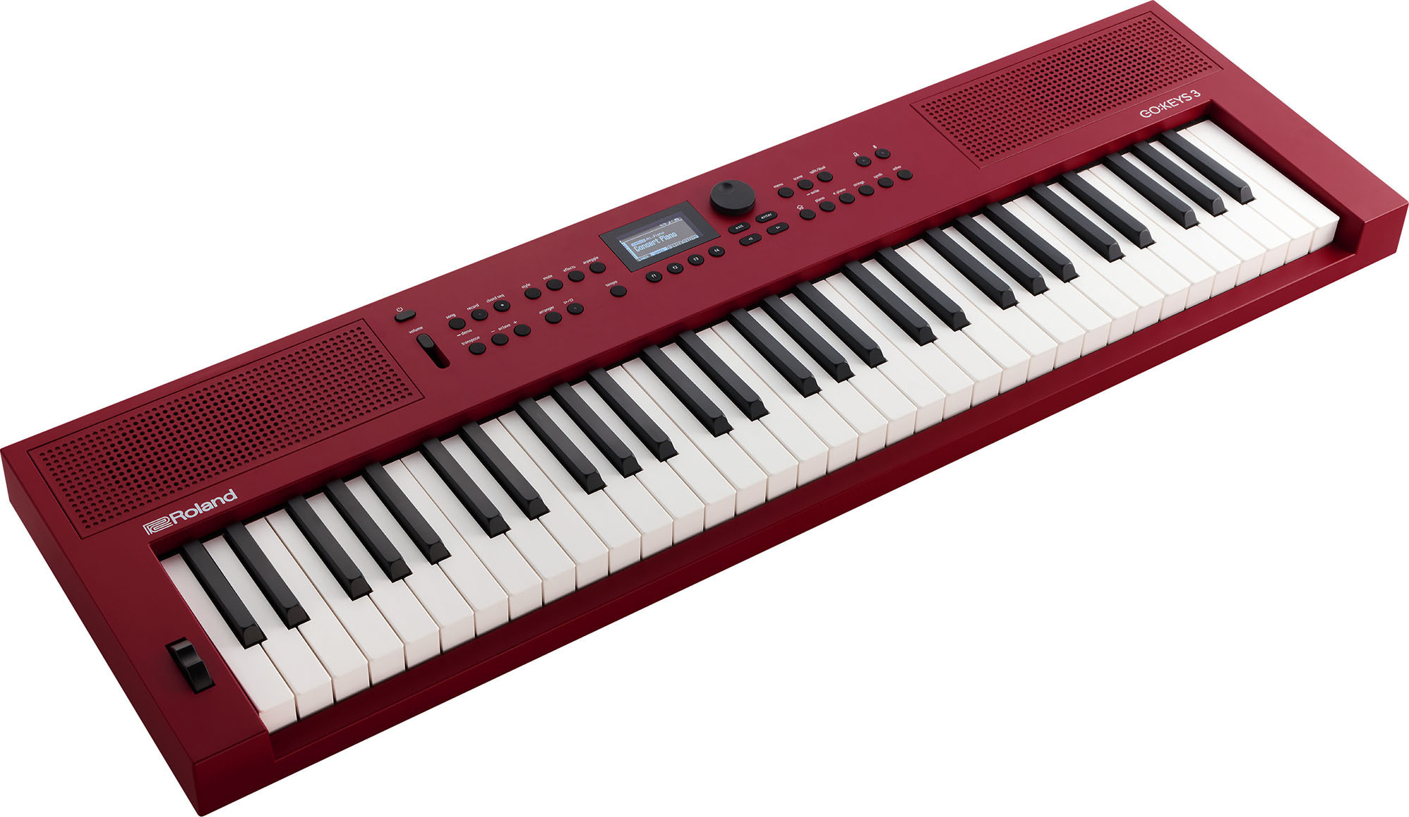 Roland GO:KEYS 3 klaviatuur, punane