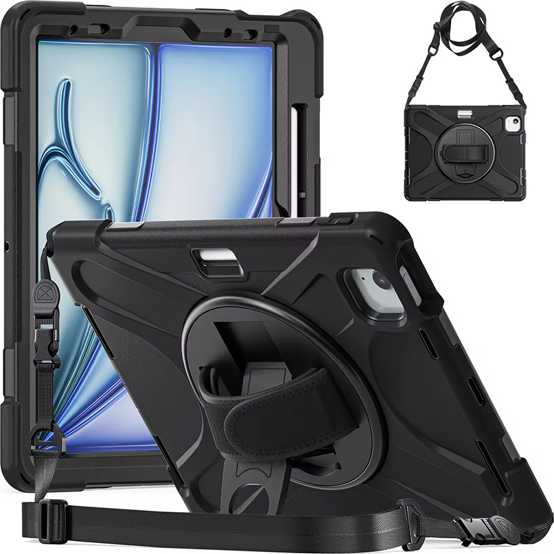 Insmat Rugged Armor kaitseümbris, Apple iPad Air 13" 2024, must