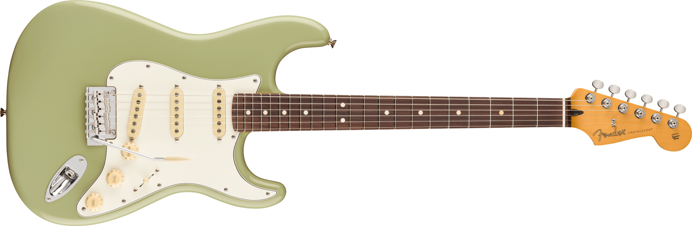 Fender Player II Stratocaster elektrikitarr, kaseroheline