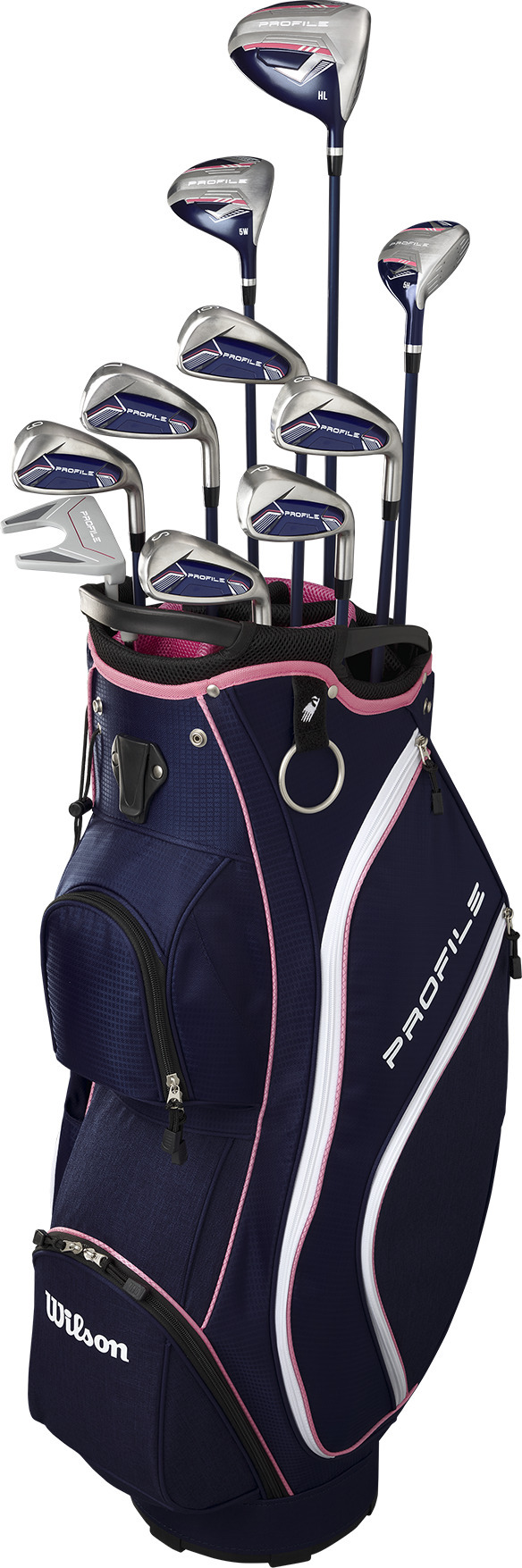 Wilson Profile Set Women RH Cart STD golfikeppide komplekt, paremakäelistele