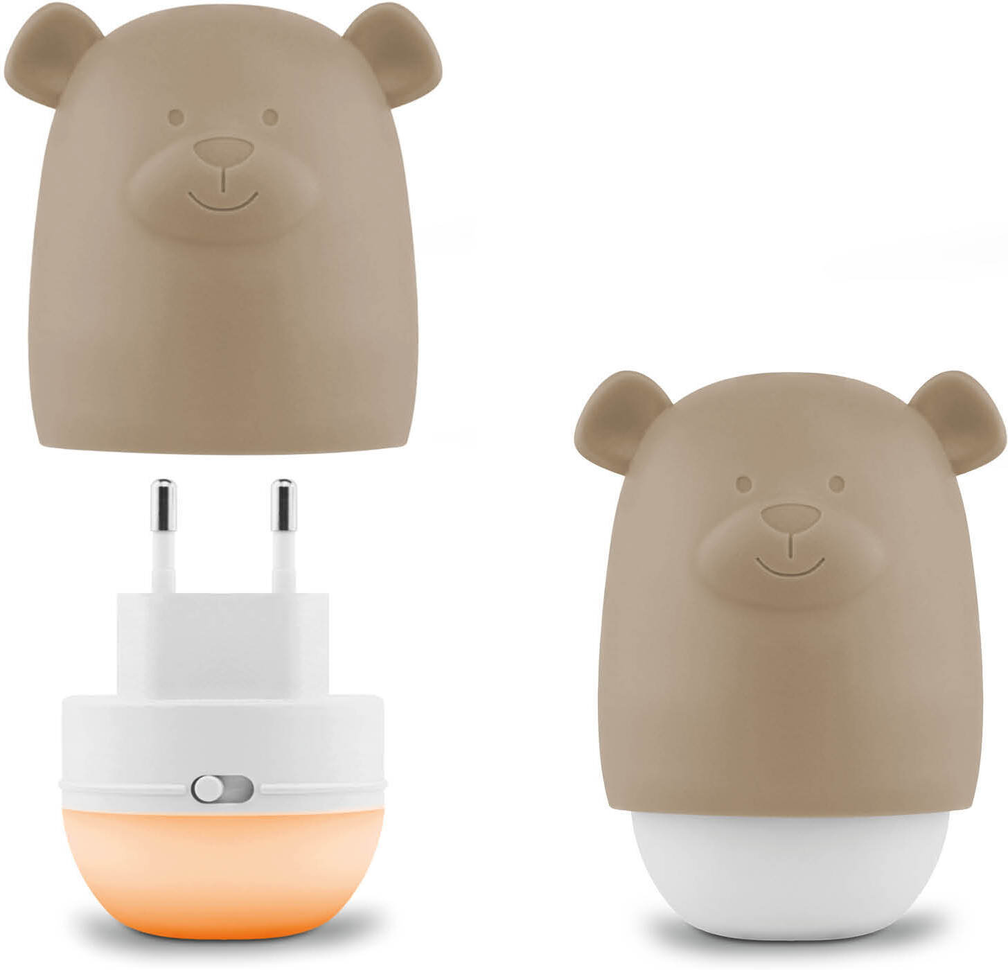 Zazu Benny karuke öölamp, hallikaspruun