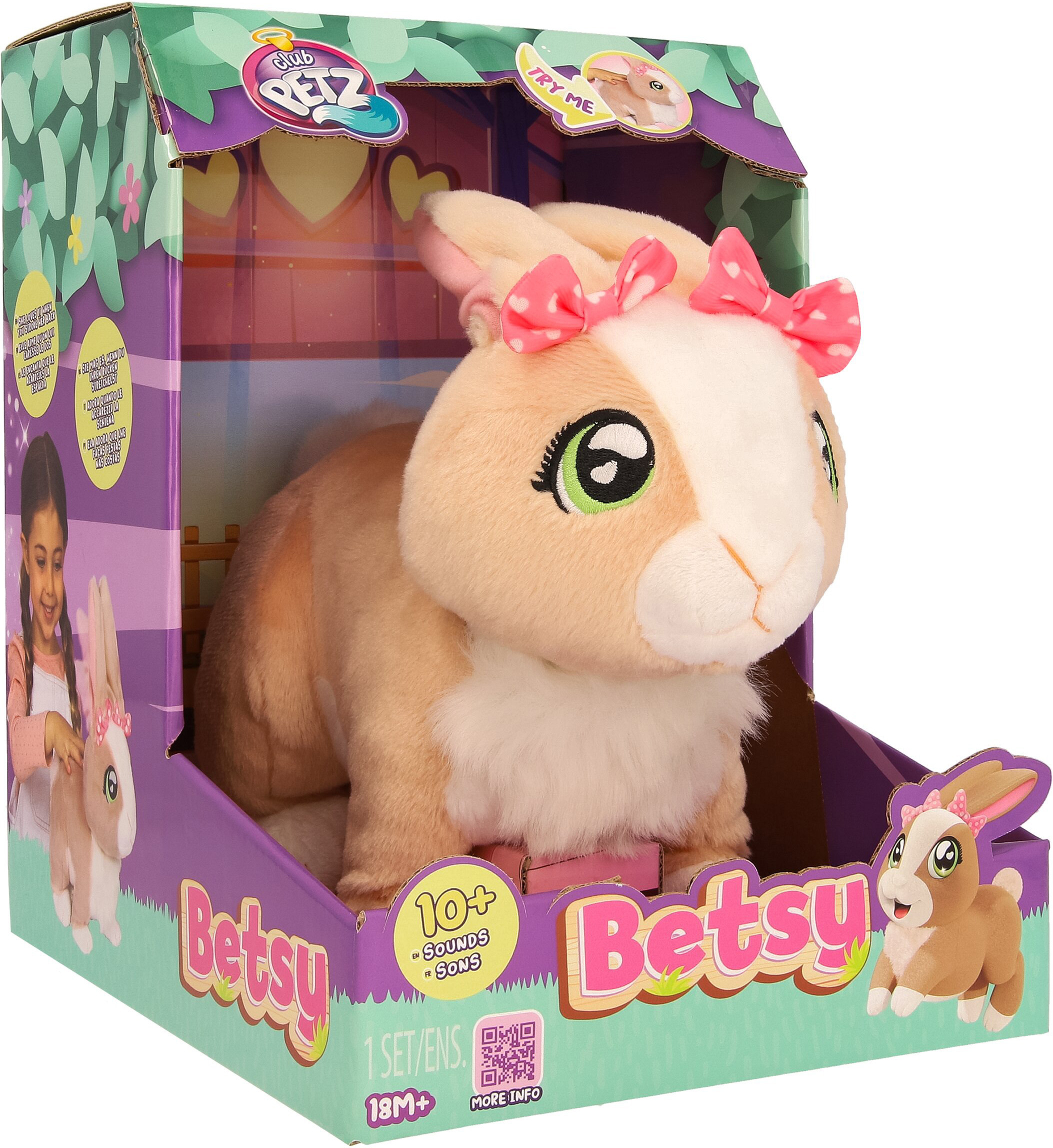 Club Petz Betsy interaktiivne jänku, pruun