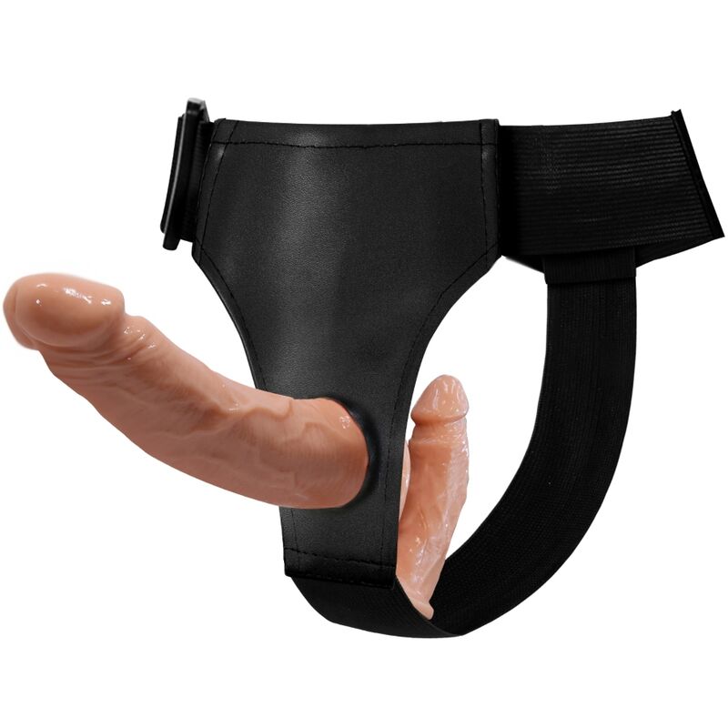 ULTRA PASSIONATE DOUBLE DILDOS WITH HARNESS