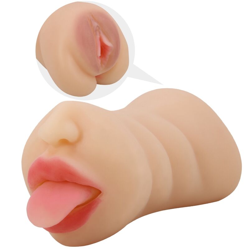 SARAH VAGINA-SHAPED MASTUBADOR DUAL ENTRY