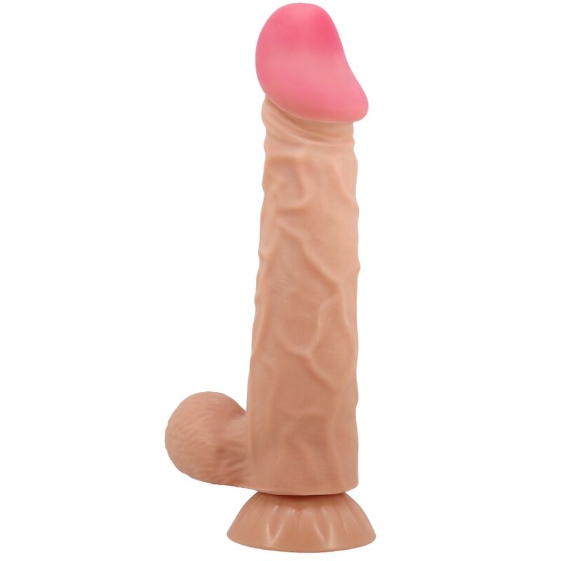 SLIDING SKIN SERIES REALISTIC DILDO WITH SLIDING SKIN SUCTION CUP 24 CM